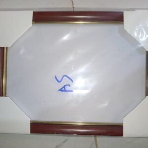 a4 photo frame – brown gold boder